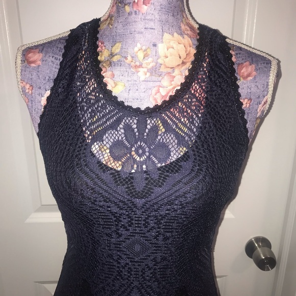 Free People Lace Midi Dress - Picture 2 of 8